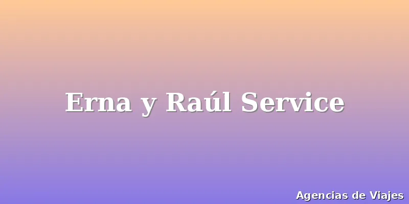 Erna y Raúl Service