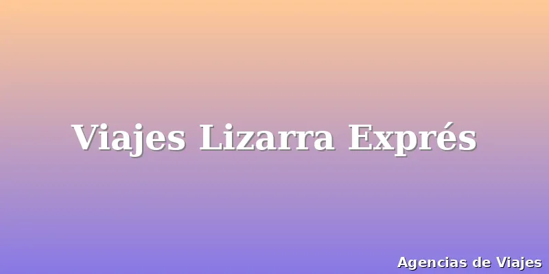 Viajes Lizarra Exprés