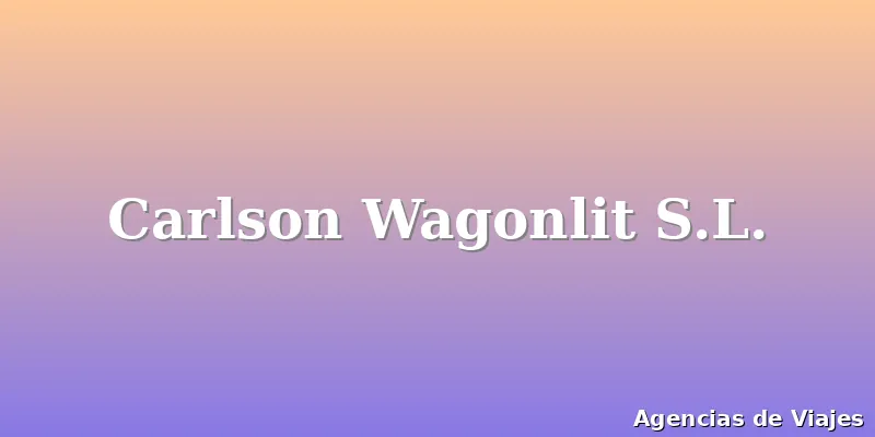 Carlson Wagonlit S.L.