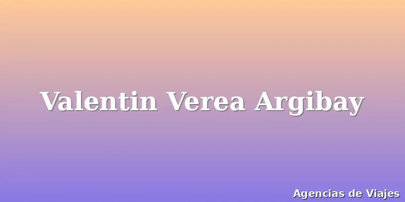 Valentin Verea Argibay