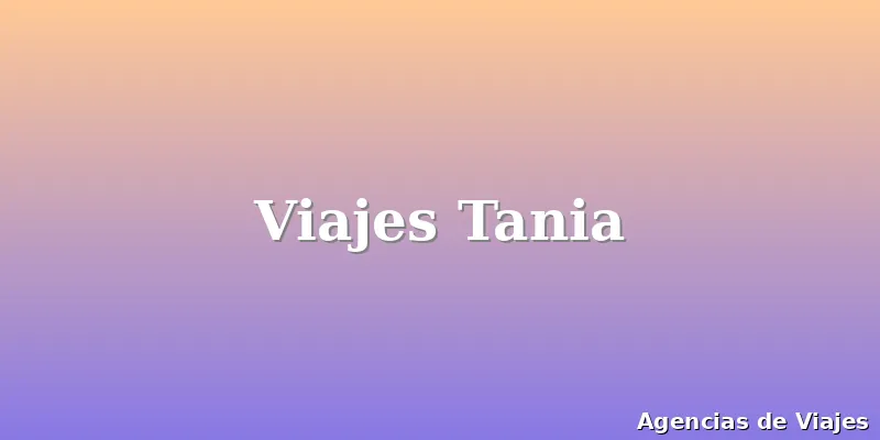 Viajes Tania