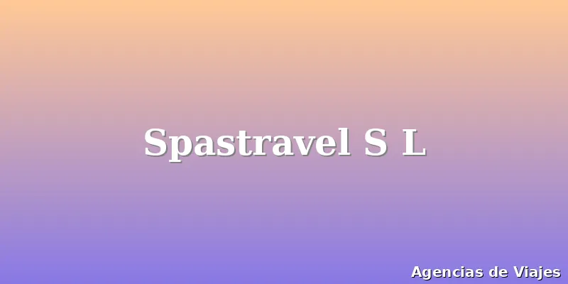 Spastravel S L