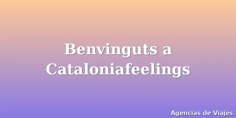 Benvinguts a Cataloniafeelings