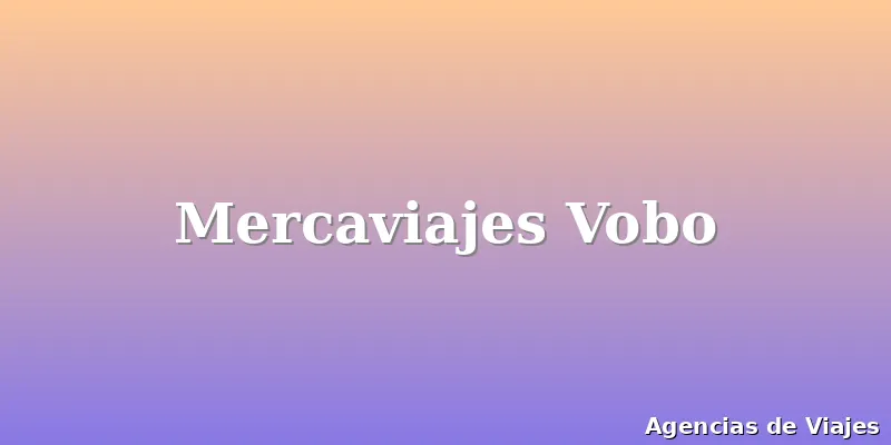Mercaviajes Vobo