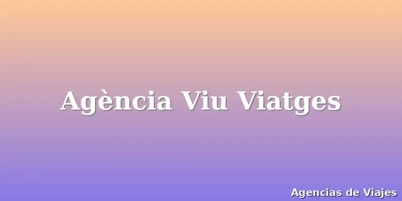 Agència Viu Viatges