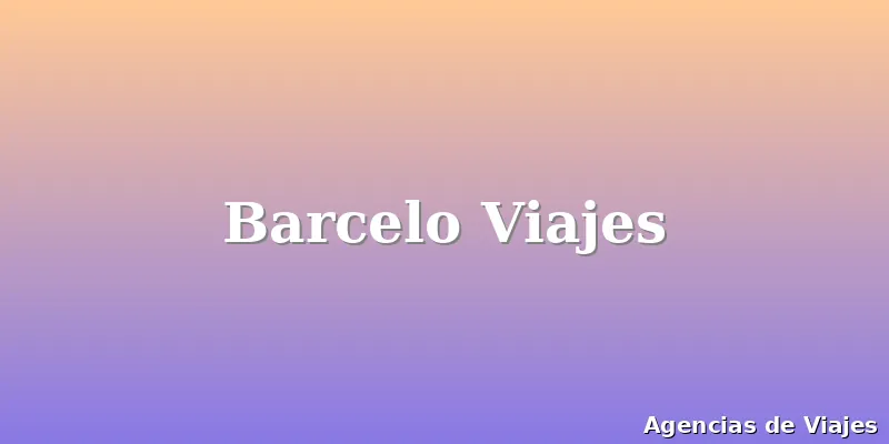 Barcelo Viajes