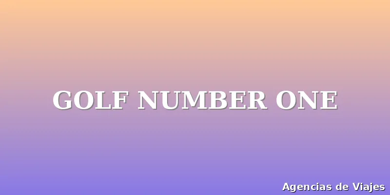 GOLF NUMBER ONE