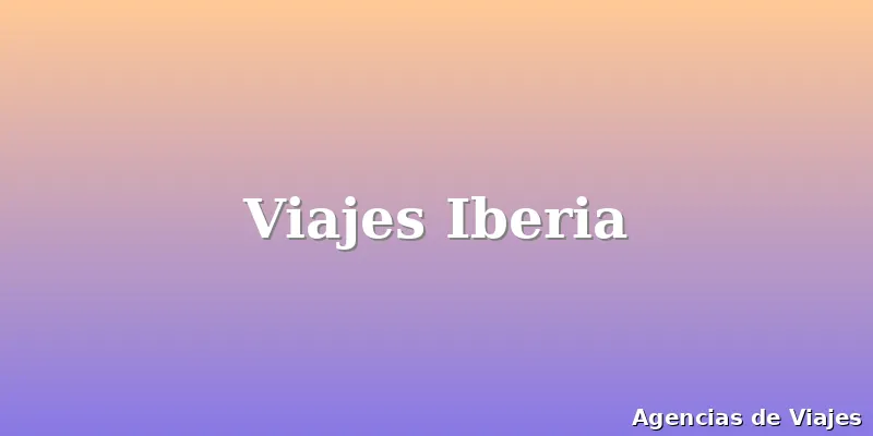 Viajes Iberia