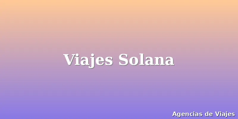 Viajes Solana