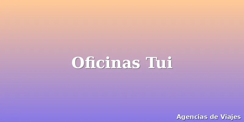 Oficinas Tui