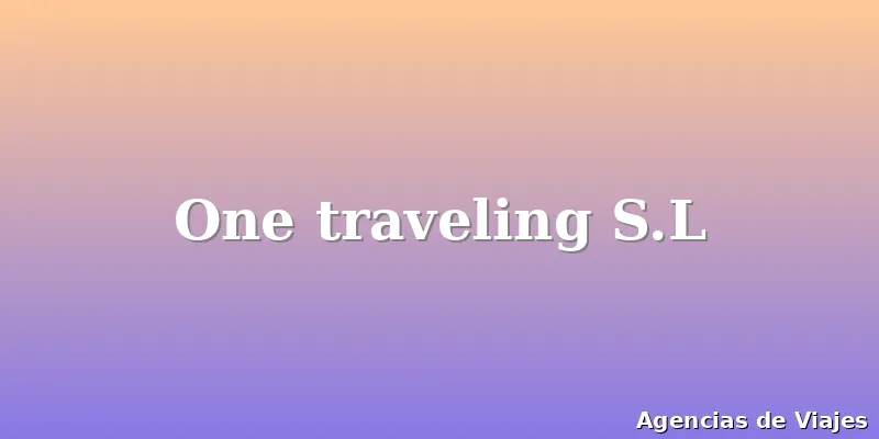 One traveling S.L