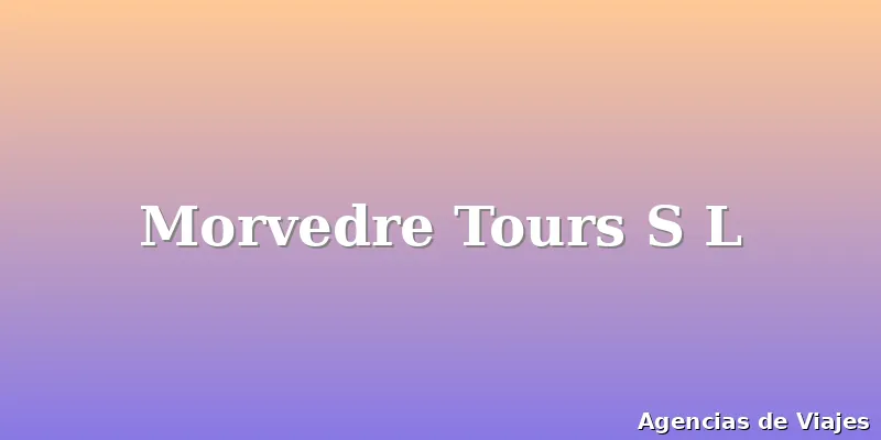 Morvedre Tours S L