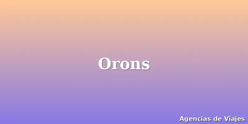 Orons