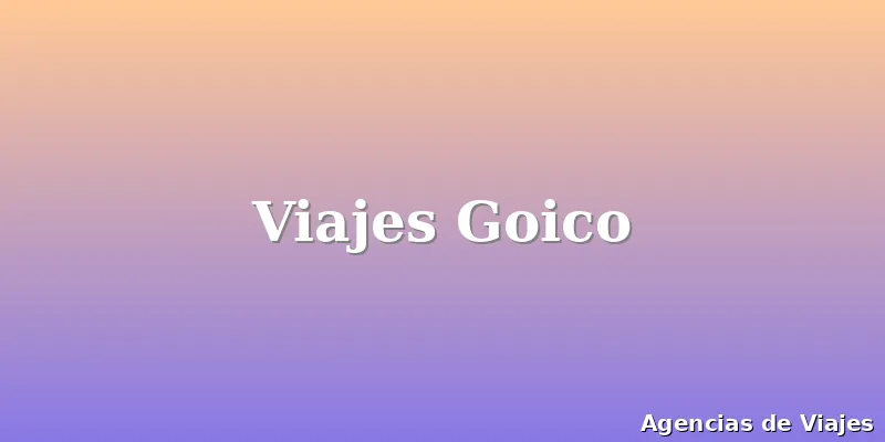 Viajes Goico
