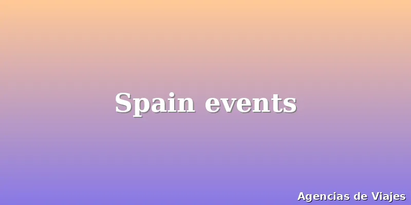 Spain events